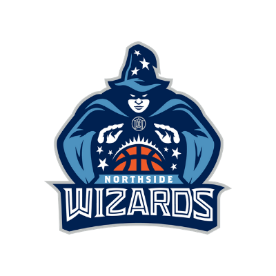 Northside Wizards Basketball Logo